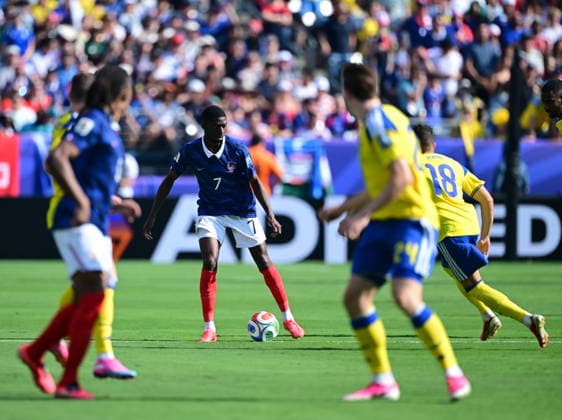 France v Sweden - FIFA World Cup, WM, Weltmeisterschaft, Fussball 2026 - Round of 32 NEW JERSEY, USA - JUNE 30: Ousmane Dembele (7) of France in action during the 2026 FIFA World Cup Round of 32 match between France and Sweden at New Jersey Stadium (MetLife Stadium) in East Rutherford, New Jersey, USA, on June 30, 2026: Abdulhamid Hosbas Anadolu New Jersey United States. Editorial use only. Please get in touch for any other usage.  Copyright: x2026xAnadoluxAbdulhamidxHosbasx