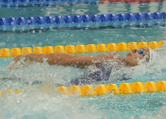 Natation - Championnat de France 30 06 2026 FINALES Mary - Ambre Molluh of U.S CRETEIL NATATION during the Final 100m Backstroke Women of the French Swimming Championships at the Raymond Sommet Olympic Pool in Saint-Etienne on June30, 2026 photos by Laurent Lairys , Saint EtienneFrance  Copyright: xLaurentxLairysx