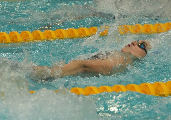 Natation - Championnat de France 30 06 2026 FINALES Mary - Ambre Molluh of U.S CRETEIL NATATION during the Final 100m Backstroke Women of the French Swimming Championships at the Raymond Sommet Olympic Pool in Saint-Etienne on June30, 2026 photos by Laurent Lairys , Saint EtienneFrance  Copyright: xLaurentxLairysx