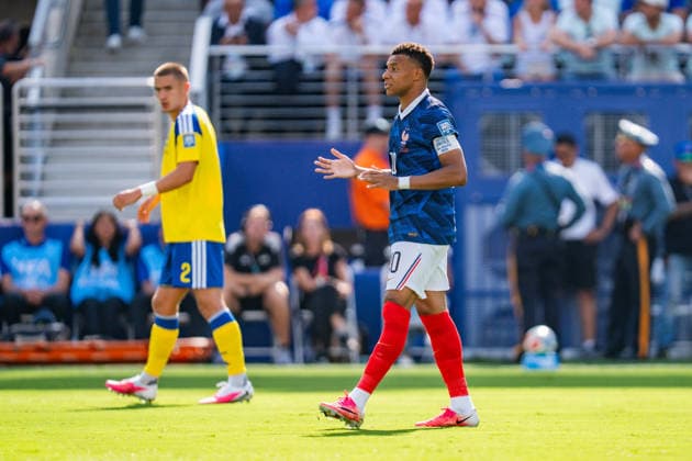 FIFA Fussball Weltmeisterschaft 2026, Sechszehntelfinale, Frankreich vs. Schweden, 30.06.2026, New Jersey Stadium Kylian Mbappe *** 2026 FIFA World Cup, Round of 32, France vs. Sweden, June 30, 2026, New Jersey Stadium, Kylian Mbappé Copyright: xBahhoxKarax