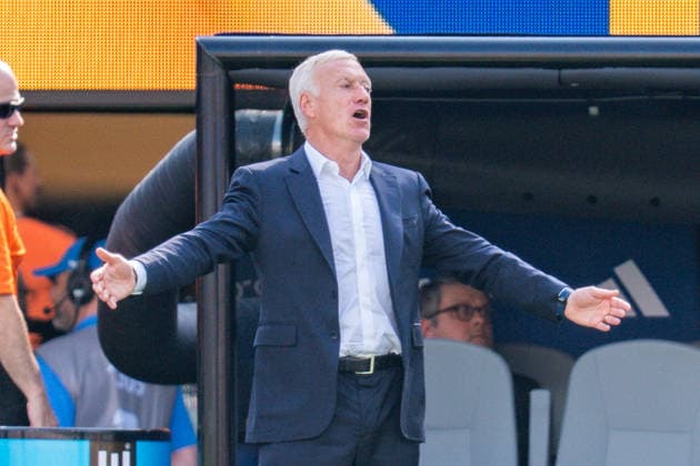FIFA Fussball Weltmeisterschaft 2026, Sechszehntelfinale, Frankreich vs. Schweden, 30.06.2026, New Jersey Stadium Didier Deschamps *** 2026 FIFA World Cup, Round of 32, France vs. Sweden, June 30, 2026, New Jersey Stadium, Didier Deschamps Copyright: xBahhoxKarax