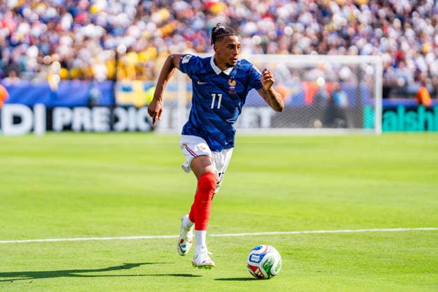 FIFA Fussball Weltmeisterschaft 2026, Sechszehntelfinale, Frankreich vs. Schweden, 30.06.2026, New Jersey Stadium Michael Olise *** 2026 FIFA World Cup, Round of 32, France vs. Sweden, June 30, 2026, New Jersey Stadium, Michael Olise Copyright: xBahhoxKarax