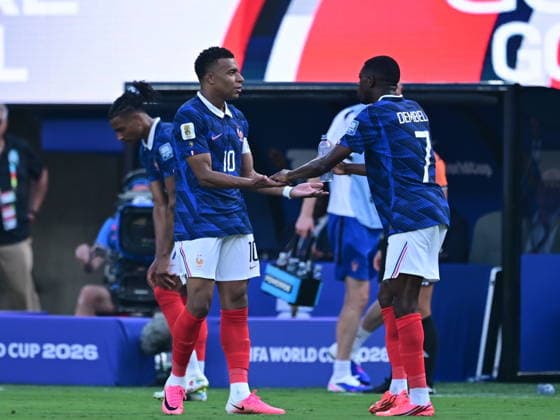 France v Sweden - FIFA World Cup, WM, Weltmeisterschaft, Fussball 2026 - Round of 32 NEW JERSEY, USA - JUNE 30: Kylian Mbappe of France celebrates after scoring a goal during the 2026 FIFA World Cup Round of 32 match between France and Sweden at New Jersey Stadium (MetLife Stadium) in East Rutherford, New Jersey, USA, on June 30, 2026. Abdulhamid Hosbas Anadolu New Jersey United States. Editorial use only. Please get in touch for any other usage.  Copyright: x2026xAnadoluxAbdulhamidxHosbasx