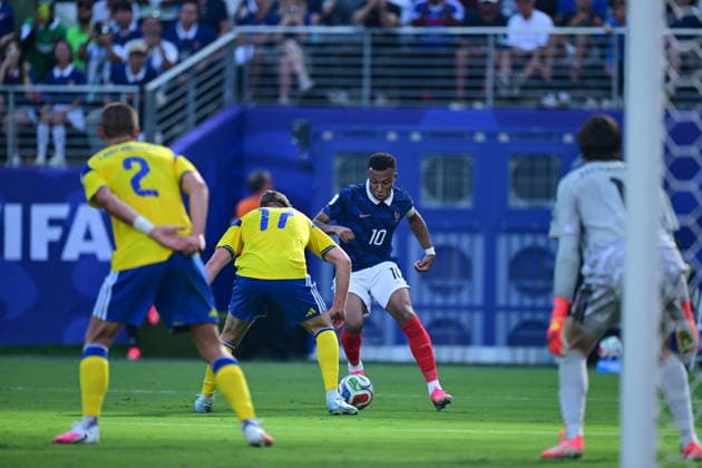France v Sweden - FIFA World Cup, WM, Weltmeisterschaft, Fussball 2026 - Round of 32 NEW JERSEY, USA - JUNE 30: Kylian Mbappe of France in action during the 2026 FIFA World Cup Round of 32 match between France and Sweden at New Jersey Stadium (MetLife Stadium) in East Rutherford, New Jersey, USA, on June 30, 2026. Abdulhamid Hosbas Anadolu New Jersey United States. Editorial use only. Please get in touch for any other usage.  Copyright: x2026xAnadoluxAbdulhamidxHosbasx