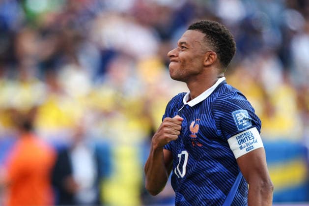 FIFA World Cup, WM, Weltmeisterschaft, Fussball 2026: France v Sweden NEW JERSEY, USA - 30th June 2026: Kylian Mbappe of France celebrates scoring his side s third goal during the FIFA World Cup 2026 Round of 32 match between France and Sweden at New York New Jersey Stadium New York New York New Jersey Stadium United States of America Copyright: xCraigxMercerx xPeakxActionxPhotosx
