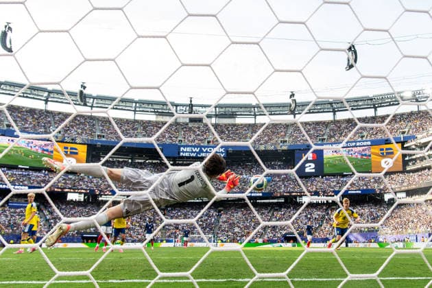 260630 Goalkeeper Jacob Widell Zetterström of Sweden during the FIFA World Cup, WM, Weltmeisterschaft, Fussball 2026 round of 32 football match between France and Sweden on June 30, 2026 in New Jersey. Photo: Ludvig Thunman BILDBYRAN kod LT PA1270 fotboll football soccer fotball vm fotbolls-vm fotball-vm fotbolls-vm 2026 fifa world cup 2026 sverige sweden sverige a bbeng frankrike france round of 32 16-delsfinal *** June 30, 2026: Goalkeeper Jacob Widell Zetterström of Sweden during the FIFA World Cup 2026 Round of 32 soccer match between France and Sweden on June 30, 2026 in New Jersey. Photo by Ludvig Thunman, BILDBYRAN, code LT PA1270. soccer, football, World Cup, 2026 FIFA World Cup, Sweden, Sweden national team, Francekrike france round of 32 round of 16  Copyright: LUDVIGxTHUNMAN BB260630LT152
