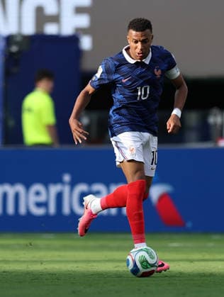(260701) -- NEW YORK, July 1, 2026 -- Kylian Mbappe of France competes during the round of 32 match between France and Sweden at the 2026 FIFA World Cup, WM, Weltmeisterschaft, Fussball at the New York New Jersey Stadium, the United States, June 30, 2026. ) (SP)U.S.-NEW YORK-FOOTBALL-FIFA WORLD CUP-ROUND OF 32-FRA VS SWE HuxXingyu 
