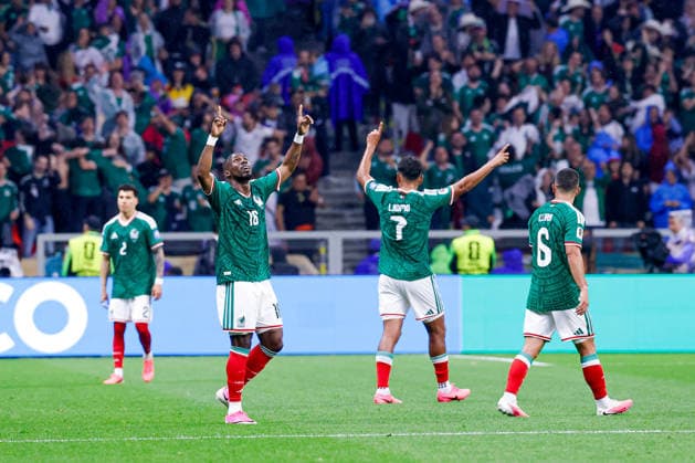 FIFA WORLD CUL 2026 MEXICO VS ECUADOR FIFA World Cup, WM, Weltmeisterschaft, Fussball 2026 MEXICO VS ECUADOR MEXICO VS ECUADOR 30062026 MEXICO CITY, MEXICO Action photo of Julian Quinones (16) of Mexico, celebrating a goal during game of the FIFA World Cup 2026, held at the Estadio Ciudad de Mexico of Mexico City. Foto de accion de Julian Quinones (16) de Mexico, celebrando un gol durante juego de la Copa del Mundo 2026 de la FIFA, celebrado en el Estadio Ciudad de Mexico de la Ciudad de Mexico. PHOTO BY IMAGENSHOP AGENCIA FOTOGRAFICA MEXICO CITY MEXICO CITY MEXICO *** FIFA WORLD CUP 2026 MEXICO VS. ECUADOR FIFA WORLD CUP 2026 MEXICO VS. ECUADOR MEXICO VS. ECUADOR 30062026 MEXICO CITY, MEXICO Action photo of Julian Quinones (No. 16) of Mexico, celebrating a goal during a match of the 2026 FIFA World Cup, held at the Estadio Ciudad de Mexico in Mexico City Action photo of Julian Quinones (No. 16) of Mexico, celebrating a goal during a match of the 2026 FIFA World Cup, held at the Estadio Ciudad de México in Mexico City PHOTO BY IMAGENSHOP PHOTO AGENCY MEXICO CITY MEXICO CITY MEXICO Copyright: xJORGExREYESx