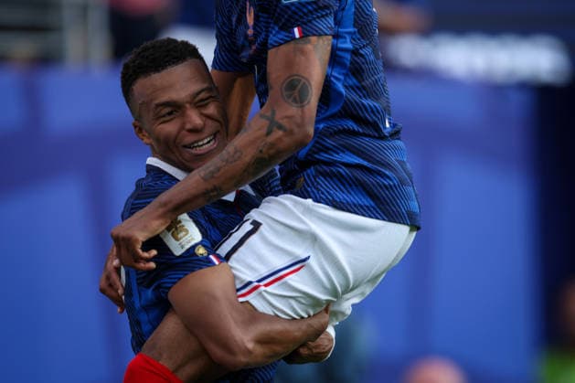 Sport Themen der Woche KW27 Sport Bilder des Tages #3 France v Sweden: Round Of 32 - FIFA World Cup, WM, Weltmeisterschaft, Fussball 2026 Kylian Mbappe of France celebrates after scoring the third goal during the FIFA World Cup USA 2026 Round of 32 match between France and Sweden at New York New Jersey Stadium, New York, United States, on June 30, 2026. NEW YORK United States  Copyright: xAymanxArefx originalFilename:aref-notitle260630_npjgJ.jpg