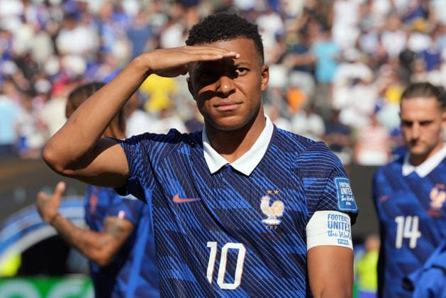IPA86268699 - Kylian Mbappé of France during the France vs. Sweden FIFA World Cup, WM, Weltmeisterschaft, Fussball match in New York, USA, on June 30, 2026  Copyright: xEmmanuelexMastrodonato IPAxSportx xx 86268699