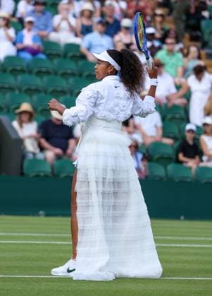 Naomi Osaka warms up ahead of her during her second round match Wimbledon Tennis Championships, Day 3, The All England Lawn Tennis and Croquet Club, London, UK - 01 Jul 2026London The All England Lawn Tennis and United Kingdom  Copyright: xKieranxMcManus Shutterstockx 16970334h