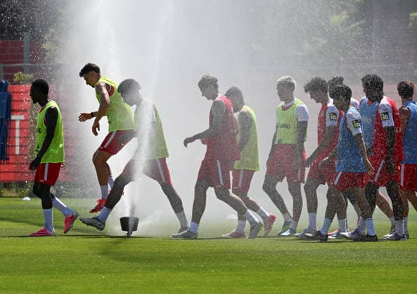 Football, Bundesliga, 1. FSV Mainz 05, start of pre-season training