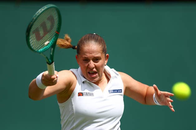 Jelena Ostapenko during her second round match Wimbledon Tennis Championships, Day 3, The All England Lawn Tennis and Croquet Club, London, UK - 01 Jul 2026London The All England Lawn Tennis and United Kingdom  Copyright: xJamesxMarsh Shutterstockx 16970329r