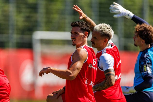 1. FSV Mainz 05, Auftakttraining, 01.07.2026 Anthony Caci (1. FSV Mainz 05, 19) Auftakttraining der Herren des 1. FSV Mainz 05 zur Saison 2026 27 der 1. Fussball Bundesliga, Trainingsgelände auf dem Wolfgang Frank Campus, Mainz, 01.07.2026 DFL DFB regulations prohibit any use of photographs as image sequences and or quasi-video. *** 1 FSV Mainz 05, Season-Opening Training Session, July 1, 2026 Anthony Caci 1 FSV Mainz 05, 19 First training session of the 1 FSV Mainz 05 men’s team for the 2026–27 season of the 1. Bundesliga, training grounds at the Wolfgang Frank Campus, Mainz, July 1, 2026 DFL DFB regulations prohibit any use of photographs as image sequences and or quasi-video Copyright: xBEAUTIFULxSPORTS Hahnex