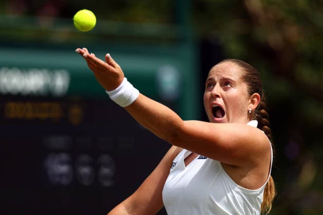 Jelena Ostapenko during her second round match Wimbledon Tennis Championships, Day 3, The All England Lawn Tennis and Croquet Club, London, UK - 01 Jul 2026London The All England Lawn Tennis and United Kingdom  Copyright: xJamesxMarsh Shutterstockx 16970329aj