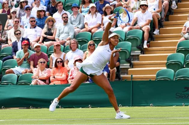 Naomi Osaka during her second round match Wimbledon Tennis Championships, Day 3, The All England Lawn Tennis and Croquet Club, London, UK - 01 Jul 2026London The All England Lawn Tennis and United Kingdom  Copyright: xKieranxMcManus Shutterstockx 16970334x