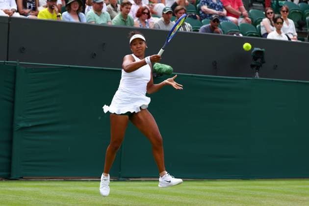 Naomi Osaka during her second round match Wimbledon Tennis Championships, Day 3, The All England Lawn Tennis and Croquet Club, London, UK - 01 Jul 2026London The All England Lawn Tennis and United Kingdom  Copyright: xKieranxMcManus Shutterstockx 16970334y