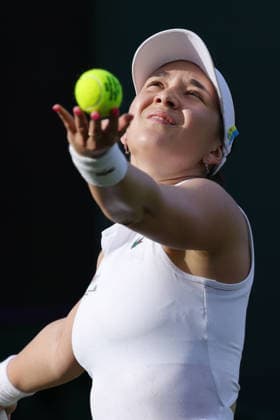 Eva Lys, GER, during first round of 2026 All England Lawn Tennis Championships at Wimbledon, womens singles, London, 30 06 2026; - *** Eva Lys, GER, during the first round of the 2026 All England Lawn Tennis Championships at Wimbledon, women s singles, London, June 30, 2026 