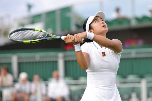 Alexandra Eala, PHI, during first round of 2026 All England Lawn Tennis Championships at Wimbledon, womens singles, London, 30 06 2026; - *** Alexandra Eala, PHI, during the first round of the 2026 All England Lawn Tennis Championships at Wimbledon, women s singles, London, June 30, 2026 