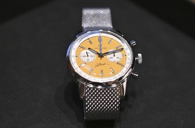New Top Time Eddy Merckx From Breitling BRUSSELS, BELGIUM - JUNE 30 Exclusive launch of the new Top Time Eddy Merckx from watch brand Breitling. Today, Breitling pays tribute to the Belgian cycling legend with a watch inspired by an era when the chronograph accompanied not only pilots and adventurers, but also champions on the road. on June 30, 2026 in Brussels, Belgium, 30 06 2026 Brussels Belgium  Copyright: xBertxVanxDenxBrouckex