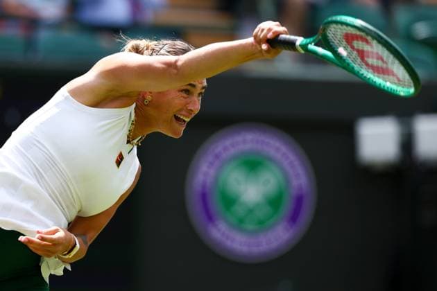 Sport Bilder des Tages Aryna Sabalenka during her second round match Wimbledon Tennis Championships, Day 3, The All England Lawn Tennis and Croquet Club, London, UK - 01 Jul 2026London The All England Lawn Tennis and United Kingdom  Copyright: xKieranxMcManus Shutterstockx 16970334ah