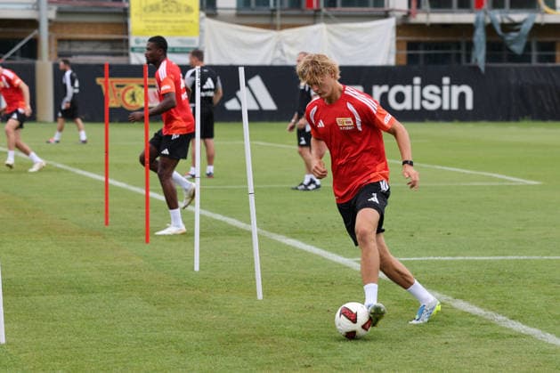 BERLIN, DEUTSCHLAND - JULY 1: Training kick-off 1. FC Union Berlin at Training ground at Stadion an der Alten Foersterei on matchday 32 on July 1, 2026 in Berlin, Deutschland. DFB regulations prohibit any use of photographs as image sequences and or quasi video. Berlin Deutschland Copyright: xO.Frankex