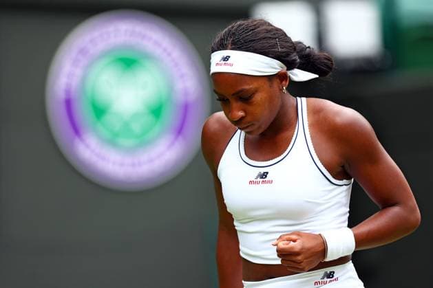 Coco Gauff during her second round match Wimbledon Tennis Championships, Day 3, The All England Lawn Tennis and Croquet Club, London, UK - 01 Jul 2026London The All England Lawn Tennis and United Kingdom  Copyright: xJamesxMarsh Shutterstockx 16970329dd