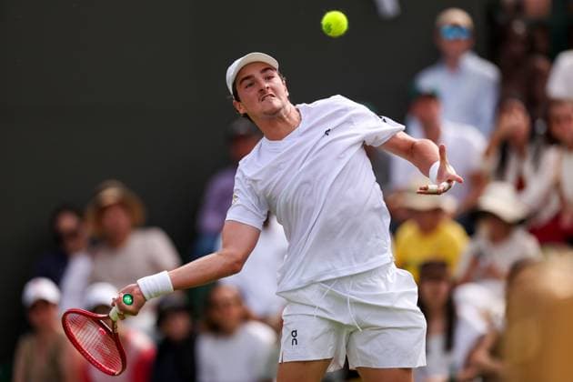 Joao Fonseca during his second round match Wimbledon Tennis Championships, Day 3, The All England Lawn Tennis and Croquet Club, London, UK - 01 Jul 2026London The All England Lawn Tennis and United Kingdom  Copyright: xEllaxLing Shutterstockx 16970331k