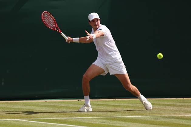 Joao Fonseca during his second round match Wimbledon Tennis Championships, Day 3, The All England Lawn Tennis and Croquet Club, London, UK - 01 Jul 2026London The All England Lawn Tennis and United Kingdom  Copyright: xEllaxLing Shutterstockx 16970331p