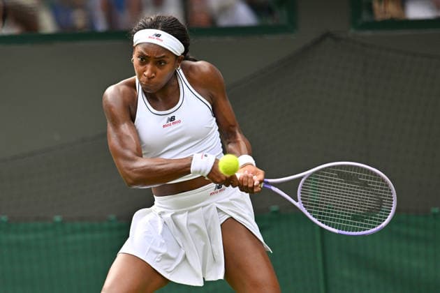Wimbledon Tennis Championships 2026 - Day 3 LONDON, UNITED KINGDOM - JULY 1: Coco Gauff of the United States plays against Solana Sierra of Argentina during the women s singles second-round match on day three of the Wimbledon Tennis Championships at the All England Lawn Tennis and Croquet Club in London, United Kingdom, on July 1, 2026. Ray Tang Anadolu London United Kingdom. Editorial use only. Please get in touch for any other usage.  Copyright: x2026xAnadoluxRayxTangx