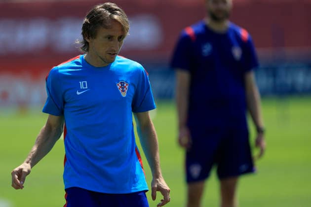 Croatian player Luka Modric during a training session for the Croatian national team, Nationalteam at Centennial Park in Toronto, Canada, 1 July 2026. Croatia national team training session !ACHTUNG: NUR REDAKTIONELLE NUTZUNG!  Copyright: xBienvenidoxVelascox GRAF9320 20260701-55020768121_1