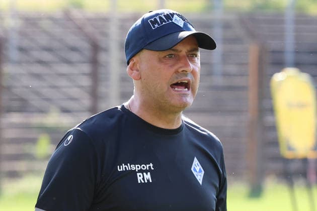 01.07.2026, xrekx, Fussball 3.Liga, SV Waldhof Mannheim - Trainingsauftakt Saison 2026 27 v.l. Rui Mota Trainer (SV Waldhof Mannheim) (DFL DFB REGULATIONS PROHIBIT ANY USE OF PHOTOGRAPHS as IMAGE SEQUENCES and or QUASI-VIDEO) Mannheim *** July 1, 2026, xrekx, Soccer 3rd Division, SV Waldhof Mannheim Starts Training for the 2026–27 Season; from left: Rui Mota, Coach of SV Waldhof Mannheim. DFL and DFB regulations prohibit any use of photographs as image sequences and or quasi-video. Mannheim