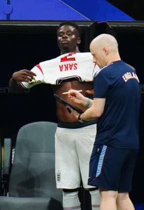 Bukayo Saka of England prepares to come on England v DR Congo, 2026 FIFA World Cup, WM, Weltmeisterschaft, Fussball Group of 32, Football, Atlanta Stadium, Atlanta, Georgia, USA - 01 Jul 2026Atlanta Mercedes-Benz Stadium Georgia (GA) United States of America  Copyright: xJavierxGarcia Shutterstockx 16970375df