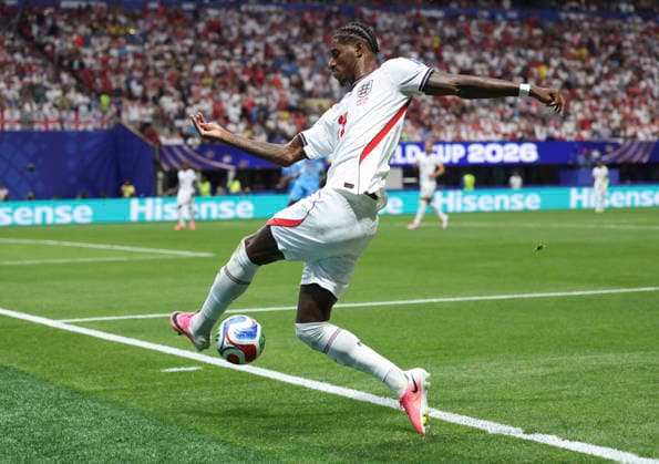 (260702) -- ATLANTA, July 2, 2026 -- Marcus Rashford of England competes during the round of 32 match between England and the Democratic Republic of the Congo (DRC) at the 2026 FIFA World Cup, WM, Weltmeisterschaft, Fussball at Atlanta Stadium in Atlanta, the United States, July 1, 2026. ) (SP)U.S.-ATLANTA-FOOTBALL-FIFA WORLD CUP-ROUND OF 32-ENG VS COD XuxZijian 