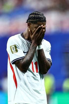 Marcus Rashford of England shows a look of dejection England v DR Congo, 2026 FIFA World Cup, WM, Weltmeisterschaft, Fussball Group of 32, Football, Atlanta Stadium, Atlanta, Georgia, USA - 01 Jul 2026Atlanta Mercedes-Benz Stadium Georgia (GA) United States of America  Copyright: xMIchaelxZemanek Shutterstockx 16970378bn