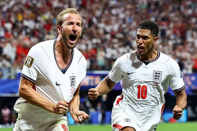 Harry Kane of England celebrates scoring a goal for their side to make it 1-1 England v DR Congo, 2026 FIFA World Cup, WM, Weltmeisterschaft, Fussball Group of 32, Football, Atlanta Stadium, Atlanta, Georgia, USA - 01 Jul 2026Atlanta Mercedes-Benz Stadium Georgia (GA) United States of America  Copyright: xMIchaelxZemanek Shutterstockx 16970378ce