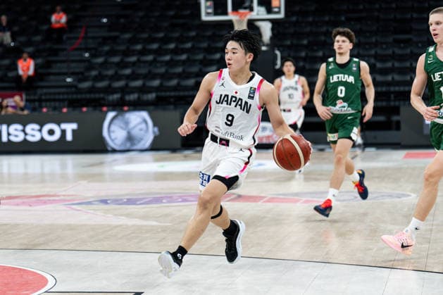 Japan v Lithuania - Round of 16 - FIBA U17, U 17 Basketball World Cup 2026 Kuon Sato of Japan plays during the FIBA U17 Basketball World Cup Round of 16 game between Japan and Lithuania at BDC Main Venue in Istanbul, Turkey, on July 1, 2026. Istanbul Istanbul Turkey  Copyright: xYagizxGurtugx originalFilename:gurtug-japanvli260701_npgWf.jpg