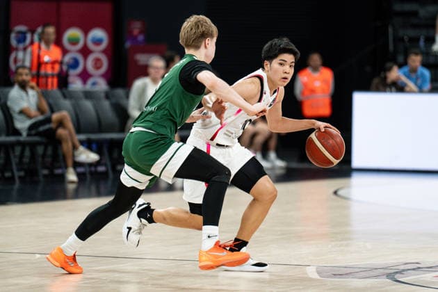 Japan v Lithuania - Round of 16 - FIBA U17, U 17 Basketball World Cup 2026 Shunsuke Miyazato of Japan plays during the FIBA U17 Basketball World Cup Round of 16 game between Japan and Lithuania at BDC Main Venue in Istanbul, Turkey, on July 1, 2026. Istanbul Istanbul Turkey  Copyright: xYagizxGurtugx originalFilename:gurtug-japanvli260701_nprrj.jpg