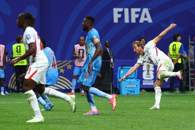 FIFA World Cup, WM, Weltmeisterschaft, Fussball 2026: England v DR Congo ATLANTA, USA - 1st July 2026: Harry Kane of England scores his side s second goal during the FIFA World Cup 2026 Round of 32 match between England and DR Congo at Atlanta Stadium Atlanta Atlanta Stadium United States of America Copyright: xCraigxMercerx xPeakxActionxPhotosx