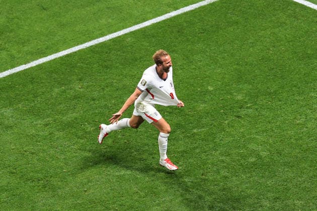 Football - FIFA World Cup, WM, Weltmeisterschaft, Fussball - Round of 32 - Round of 32 - England v DR Congo 1st July 2026 - FIFA World Cup - Round of 32 - England v DR Congo - Harry Kane of England celebrates their second goal - Photo: Simon Stacpoole Offside. Atlanta USA *** Fußball – FIFA-Weltmeisterschaft – Runde der letzten 32 – Runde der letzten 32 – England gegen DR Kongo – 1. Juli 2026 – FIFA-Weltmeisterschaft – Runde der letzten 32 – England gegen DR Kongo – Harry Kane aus England feiert das zweite Tor – Foto: Simon Stacpoole – Abseits – Atlanta, USA  Copyright: xSimonxStacpoolexOffside