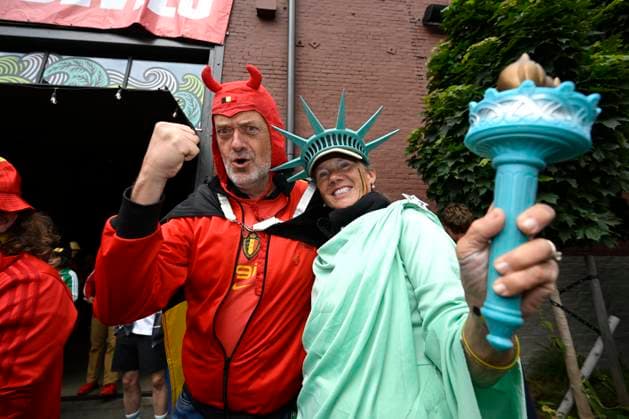 Belgium vs Senegal - 2026 FIFA World Cup, WM, Weltmeisterschaft, Fussball SEATTLE, USA - JULY 01 : Supporters and fans before the FIFA World Cup 2026 Round of 32 match between Belgium and Senegal at the Lumen Field stadium on July 01, 2026 in Seattle, USA, 15 06 2026 Seattle United States of America  Copyright: xNicoxVereeckenx