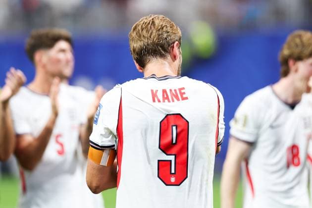 RECORD DATE NOT STATED FIFA World Cup, WM, Weltmeisterschaft, Fussball 2026 - Round of 32 - England v DR Congo Harry Kane player of England celebrate their 2 1 comeback victory over DR Congo during the FIFA World Cup 2026 Round of 32 match at Atlanta Stadium, in Atlanta, United States, on Wednesday, July 01, 2026.(Foto: Vanessa Carvalho Brazil Photo Press IMAGO) Sports Copyright: xVanessaxCarvalhox