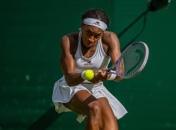 Tennis - Wimbledon Championship 2026 - Day 3 LONDON, ENGLAND - Wednesday, July 1, 2026: Coco Gauff (USA) during the Ladies Singles Second Round match on Day Three of The Championships Wimbledon 2026 at the All England Lawn Tennis and Croquet Club. (Photo by Kirsten Holst Propaganda) LONDON All England Lawn Tennis and Croquet Club GREATER LONDON ENGLAND  Copyright: xKirstenxHolstx 2026-07-01-027-Wimbledon_D3