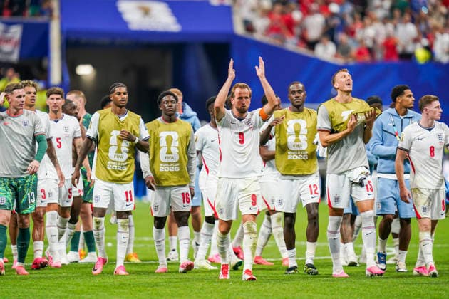 England v DR Congo, FIFA World Cup, WM, Weltmeisterschaft, Fussball 2026 England forward Harry Kane (9) celebrates winning during the England v DR Congo FIFA WORLD CUP 2026 Last 32 match at Atlanta Stadium, Atlanta, United States on 1 July 2026 Credit: Eleanor Hoad Every Second Media Editorial use only. All images are copyright Every Second Media Limited. No images may be reproduced without prior permission. Copyright: xIMAGO EveryxSecondxMediax ESM-2064-0058 EleanorxHoadx xEveryxSecondxMediax