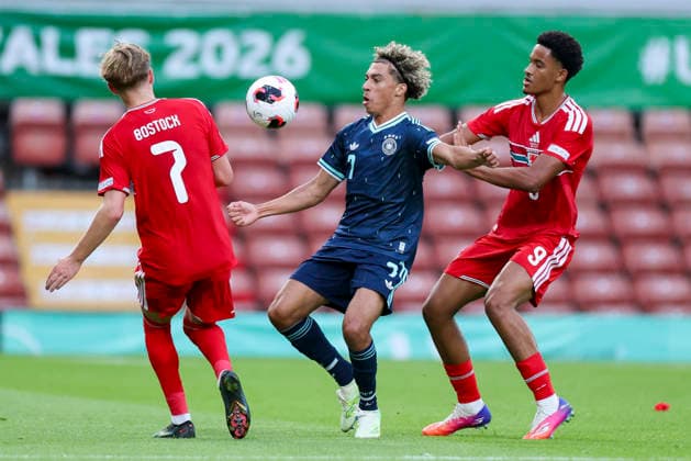 Football, Under-19 European Championship, Wales v Germany