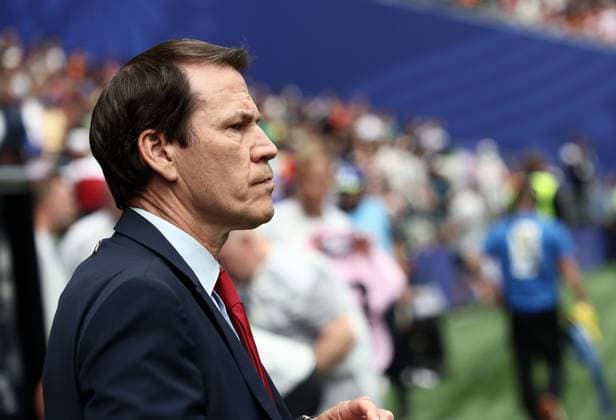 Belgium s head coach Rudi Garcia pictured at the start of a soccer game between Belgian national team, Nationalteam Red Devils and Senegal, on Wednesday 01 July 2026, at the Seattle Field, in Seattle, a 1 16 finals game in the FIFA World Cup, WM, Weltmeisterschaft, Fussball 2026. BRUNOxFAHY  x180113561x