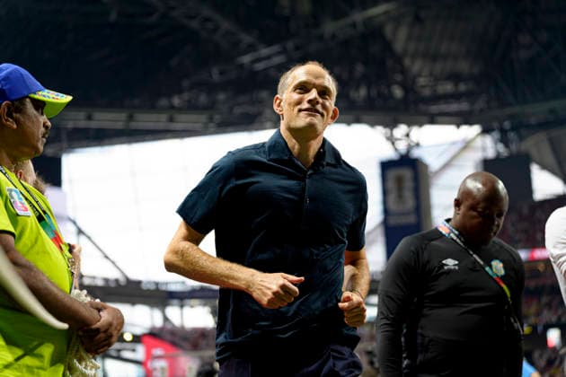 Thomas Tuchel seen during FIFA World Cup, WM, Weltmeisterschaft, Fussball 2026 Round of 32 game between national teams of England and DR Congo (Edmung Wong Ball Raw Images) Houston Houston Stadium USA Copyright: xEdmundxWongx edmungwong_england_drcongo_2526_4-83