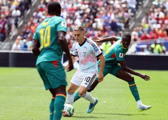 Belgium s Leandro Trossard pictured in action during a soccer game between Belgian national team, Nationalteam Red Devils and Senegal, on Wednesday 01 July 2026, at the Seattle Field, in Seattle, a 1 16 finals game in the FIFA World Cup, WM, Weltmeisterschaft, Fussball 2026. BRUNOxFAHY  x180114118x