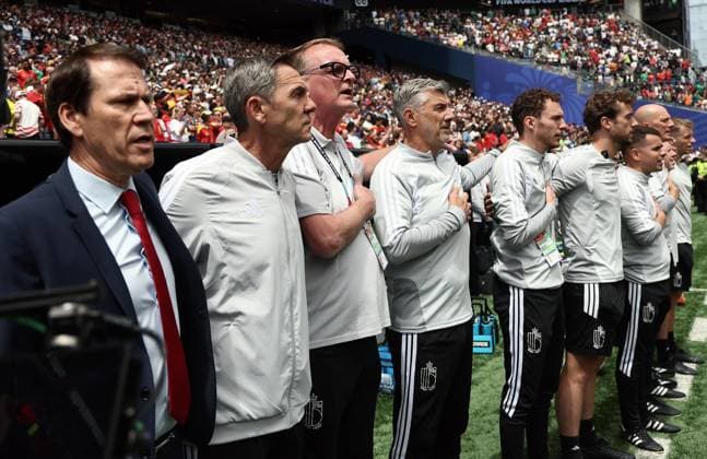Belgium s head coach Rudi Garcia pictured at the start of a soccer game between Belgian national team, Nationalteam Red Devils and Senegal, on Wednesday 01 July 2026, at the Seattle Field, in Seattle, a 1 16 finals game in the FIFA World Cup, WM, Weltmeisterschaft, Fussball 2026. BRUNOxFAHY  x180114609x