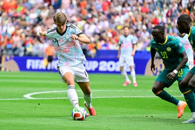 Belgium vs Senegal - 2026 FIFA World Cup, WM, Weltmeisterschaft, Fussball SEATTLE, USA - JULY 01 : De Ketelaere Charles midfielder of Belgium during the FIFA World Cup 2026 Round of 32 match between Belgium and Senegal at the Lumen Field stadium on July 01, 2026 in Seattle, USA, 15 06 2026 Seattle United States of America  Copyright: xJanxDexMeuleneirx